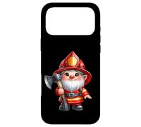Custodia per iPhone 17 Pro Max Fireman Gnome With Fire Fighting Axe For Kids Firefighter