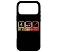 Custodia per iPhone 17 Pro Max Flautista Calendario dei fine settimana Amante del flauto