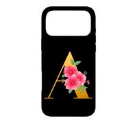 Custodia per iPhone 17 Pro Max Floral A Alphabet Cute Initial Monogram Letter A Graphic