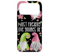 Custodia per iPhone 17 Pro Max Floral Spring Gnome Quote For Women Girls Cute Summer Gnomes