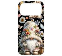 Custodia per iPhone 17 Pro Max Floral Summer Gnome With Butterflies Cute Flower Pattern