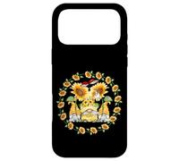 Custodia per iPhone 17 Pro Max Floral Sunflower Gnome With Ladybugs For Spring And Gardener