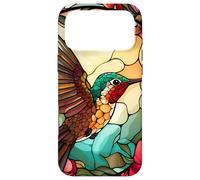 Custodia per iPhone 17 Pro Max Flying Hummingbird With Colorful Feathers Cute Wild Flower