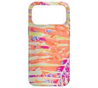 Custodia per iPhone 17 Pro Max Foglie di palma Hot Pink Orange Summer Vibes