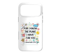 Custodia per iPhone 17 Pro Max For I Know The Plans I Have For You Christian Back To School