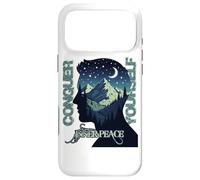 Custodia per iPhone 17 Pro Max Foresta di montagna doppia esposizione Silhouette natura escursionismo arte