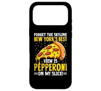 Custodia per iPhone 17 Pro Max Forget The Skyline New York's Best View Is Pepperoni On My