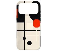 Custodia per iPhone 17 Pro Max Forme astratte geometriche minimaliste grafiche moderne a griglia