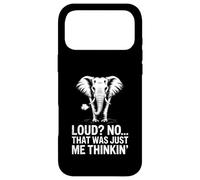 Custodia per iPhone 17 Pro Max Forte No Che Ero Solo Io Pensavo Umorismo Elefante