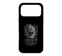 Custodia per iPhone 17 Pro Max Forza nella tempesta Tiger Warrior Spirit Power