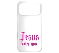 Custodia per iPhone 17 Pro Max Forza per incoraggiarti nei momenti difficili, Gesù ti ama