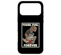Custodia per iPhone 17 Pro Max Fossil Fuel Forever T-Rex V8 Engine Anti EV Car Ragazzi Umorismo