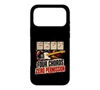 Custodia per iPhone 17 Pro Max Four Chords Zero Permission Punk Rock Chitarrista