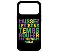 Custodia per iPhone 17 Pro Max Francese Carnevale Frase New Orleans Parade Partito Tipografia