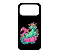 Custodia per iPhone 17 Pro Max Freddo Drago Flamingo Galleggiante Vacanze Estive