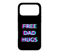 Custodia per iPhone 17 Pro Max Free Dad Hugs Pride Proud Ally LGBT Rainbow Flag Support