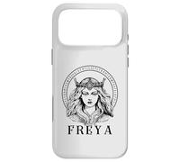 Custodia per iPhone 17 Pro Max Freya Dea vichinga della mitologia norrena Rune Freyja