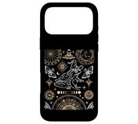 Custodia per iPhone 17 Pro Max Frog Wizard Hat Moon Dark Academia Aesthetic Cottagecore
