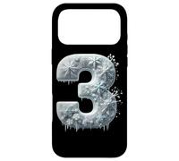 Custodia per iPhone 17 Pro Max Frozen - Numero 3 con fiocchi di neve