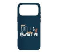 Custodia per iPhone 17 Pro Max Full On Pawsitive! Bel gioco di parole da gatto retrò