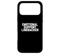 Custodia per iPhone 17 Pro Max Fun Emotional Support Linebacker Football Joke
