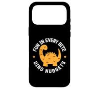 Custodia per iPhone 17 Pro Max Fun In Every Bite Dino Nuggets Chicken Nugget Dinosaur