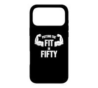 Custodia per iPhone 17 Pro Max Fun Putting the Fit in Fifty 50th Birthday Workout Design