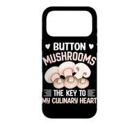 Custodia per iPhone 17 Pro Max Funghi Button La chiave del mio cuore culinario