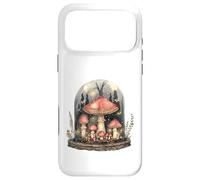Custodia per iPhone 17 Pro Max Funghi Incantati Foresta Campana Jar Fungi Art