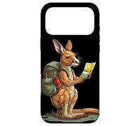 Custodia per iPhone 17 Pro Max Funny Adventures - Costume da canguro con zaino e mappa