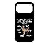 Custodia per iPhone 17 Pro Max Funny Anatomy Pastore Tedesco Amanti Pastore Tedesco Cane Pastore