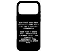 Custodia per iPhone 17 Pro Max Funny Anti Mask & Social Distancing Sarcastic Dank Meme Joke