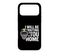 Custodia per iPhone 17 Pro Max Funny Baseball Catcher Daying Waiting For You At Home