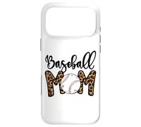 Custodia per iPhone 17 Pro Max Funny Baseball Mom Leopard Print Softball Mom Mother's Day