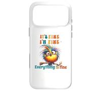 Custodia per iPhone 17 Pro Max Funny Bird Its Fine Everything is Fine Men Women Boys Girls