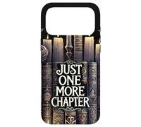 Custodia per iPhone 17 Pro Max Funny Books Floral Book Lover Reading Just One More Chapter