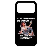 Custodia per iPhone 17 Pro Max Funny Borracha Parties Design - Si Ya Saben Como Me Pongo