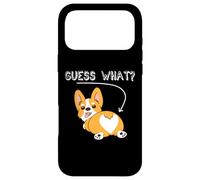 Custodia per iPhone 17 Pro Max Funny Boys Guess What Butt Pembroke Welsh Corgi Dog Lover