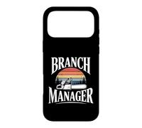 Custodia per iPhone 17 Pro Max Funny Branch Manager dicendo Chainsaw Logger