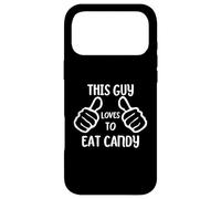 Custodia per iPhone 17 Pro Max Funny Candy Lover This Guy Loves to Eat Candy