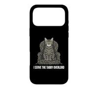 Custodia per iPhone 17 Pro Max Funny Cat Owner I Serve The Tabby Overlord
