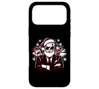 Custodia per iPhone 17 Pro Max Funny Christmas Spy Santa Agent For Men Women Secret Agent