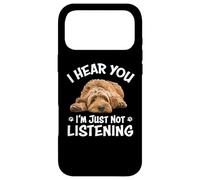 Custodia per iPhone 17 Pro Max Funny Cute Hear You Not Listening Labradoodle Lover