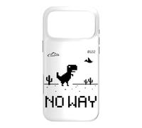 Custodia per iPhone 17 Pro Max Funny Cute Pixel Offline T-Rex Game, Cool Dino Game, Gaming