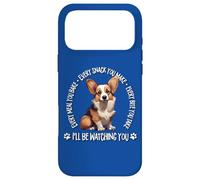 Custodia per iPhone 17 Pro Max Funny Every Snack You Make Red Pembroke Tricolor Corgi Lover