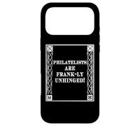 Custodia per iPhone 17 Pro Max Funny Frank-ly Unhinged Pun Stamp Collecting Collector