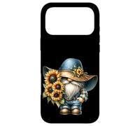 Custodia per iPhone 17 Pro Max Funny Garden Gnome Grandpa With Sunflower Decor For Summer