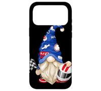 Custodia per iPhone 17 Pro Max Funny Gnome With Helmet And Target Flag For Race Car Driver