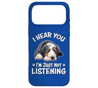Custodia per iPhone 17 Pro Max Funny Hear You Not Listening Bernedoodle Dog Lover