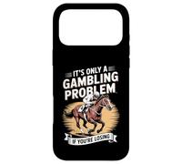 Custodia per iPhone 17 Pro Max Funny Horse Racing Gambling Joke for Betting Fans Design